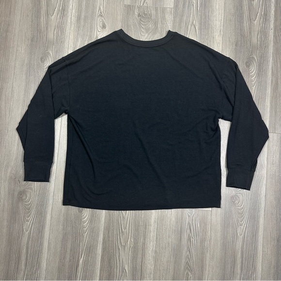 Abercrombie black soft oversized lounge top medium - Picture 5 of 8